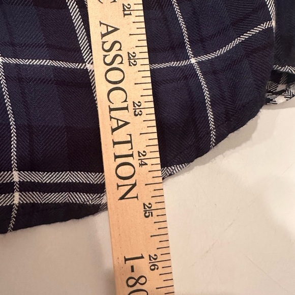 Rails Hunter Spruce White 100% Rayon Button Shirt Sz S Preppy School Girl Soft - Picture 7 of 7